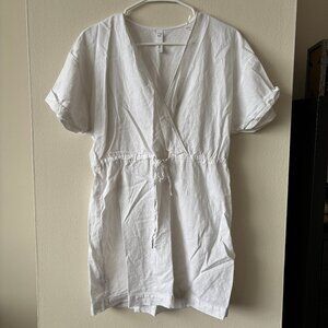 MNG White Beach Swim Coverup Dress - Size 2